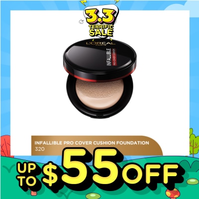 L'OREAL PARIS MAKEUP Infaillible Pro Cover Cushion Foundation Shade #320 101g