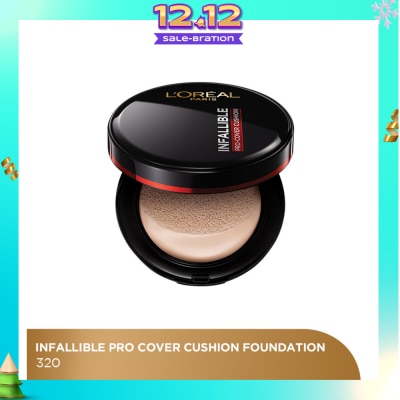 L'OREAL PARIS MAKEUP Infaillible Pro Cover Cushion Foundation Shade #320 101g
