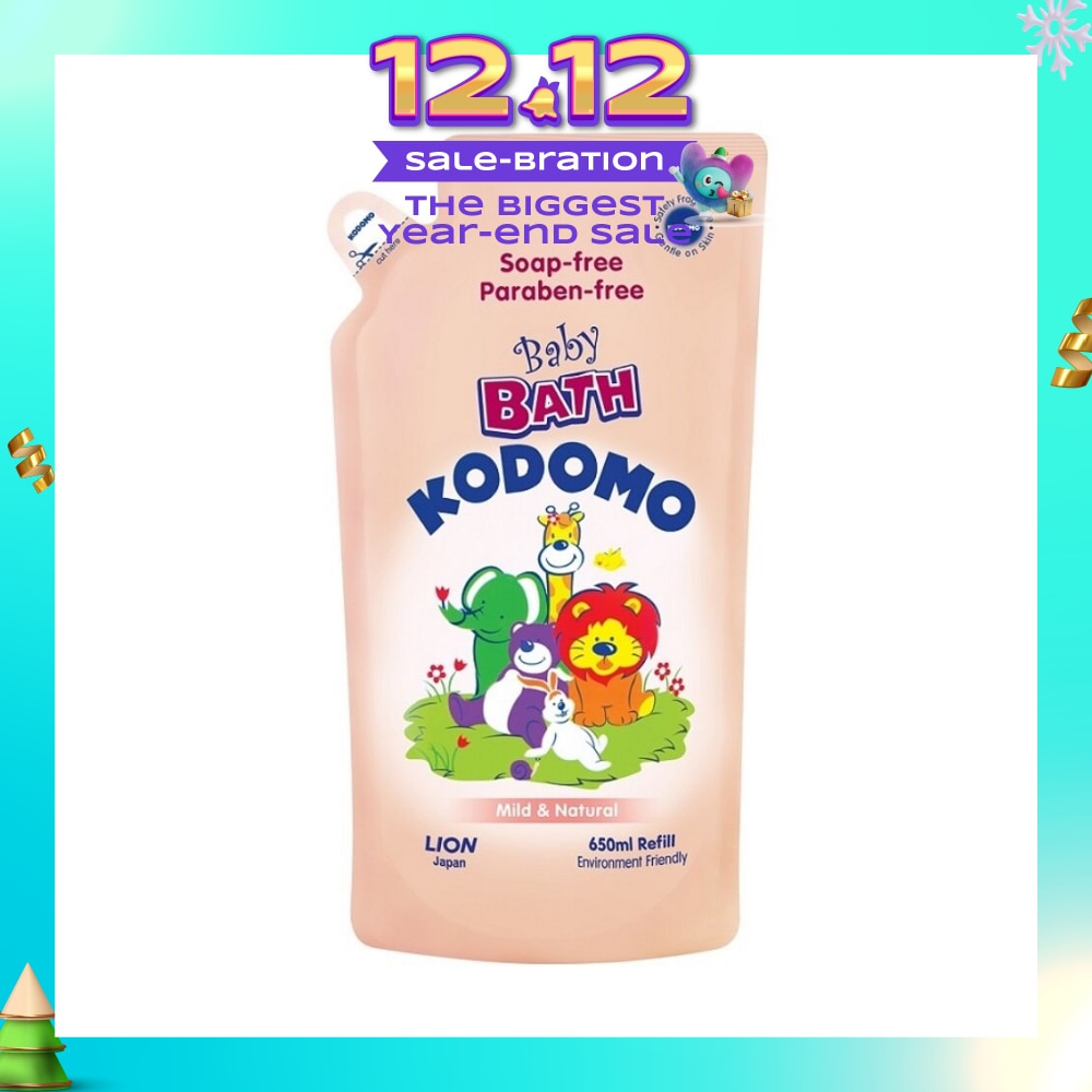 Baby Bath Mild & Natural Refill 650ml