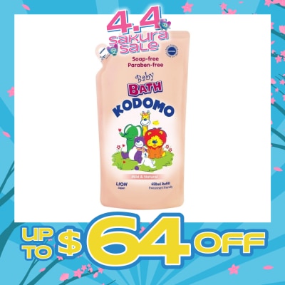 KODOMO - Baby Bath Mild & Natural Refill 650ml