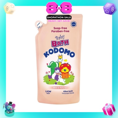 KODOMO - Baby Bath Mild & Natural Refill 650ml