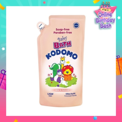 KODOMO Baby Bath Mild & Natural Refill 650ml