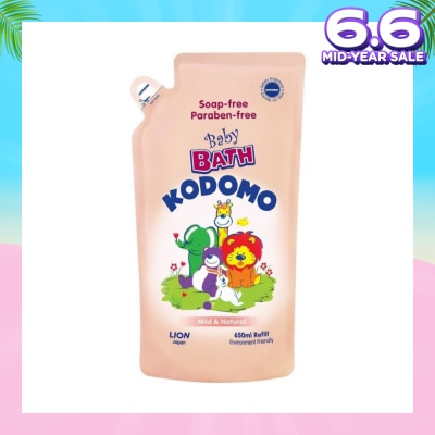 KODOMO Baby Bath Mild & Natural Refill 650ml