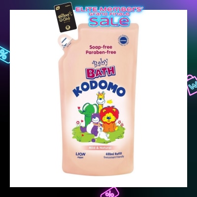KODOMO Baby Bath Mild & Natural Refill 650ml