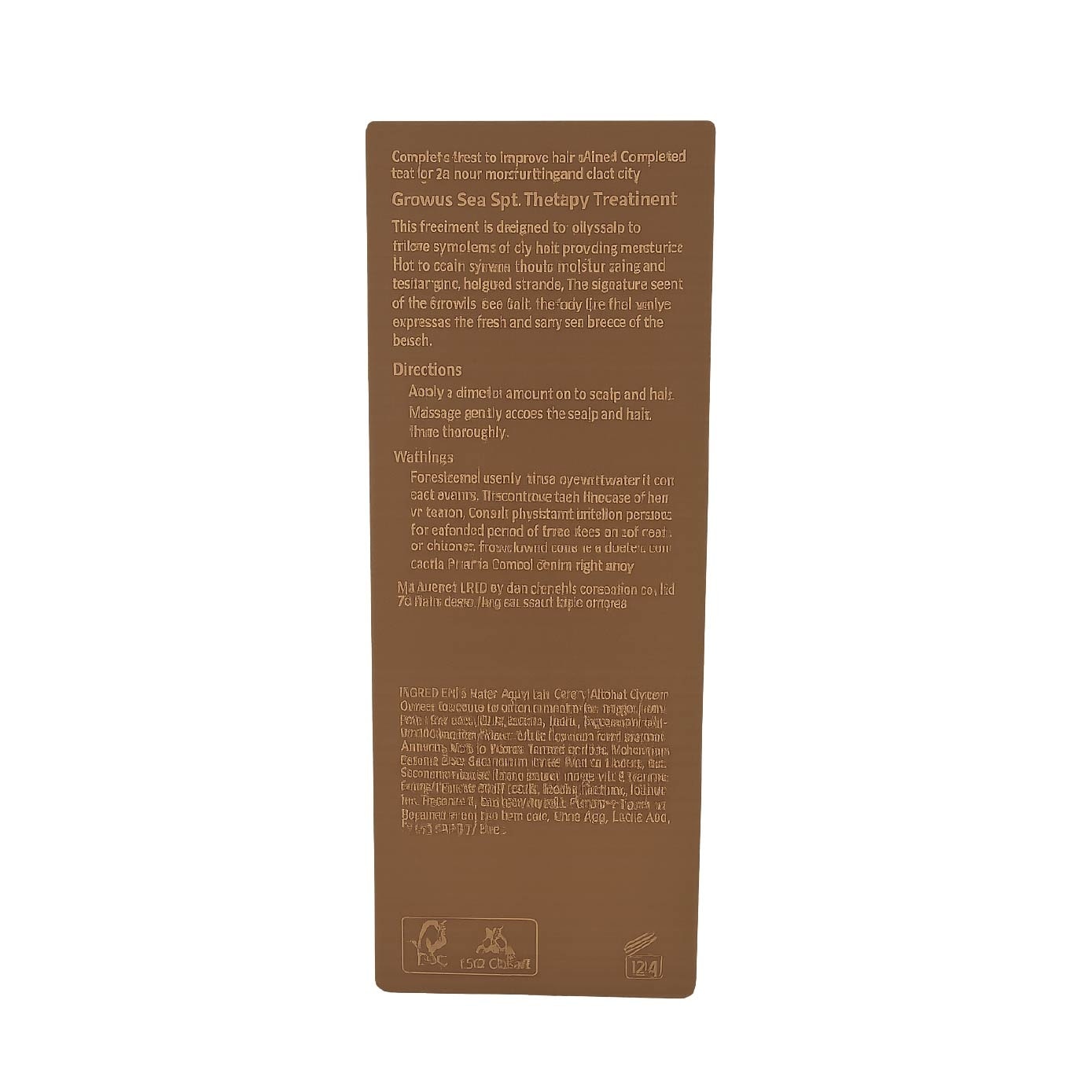 Sea Salt Therapy Treatment 235ml