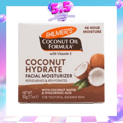 PALMER'S - Coconut Oil Formula® with Vitamin E Coconut Hydrate Facial Moisturizer 50g