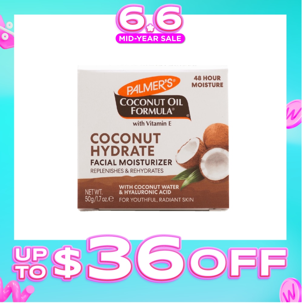 Coconut Oil Formula® with Vitamin E Coconut Hydrate Facial Moisturizer 50g