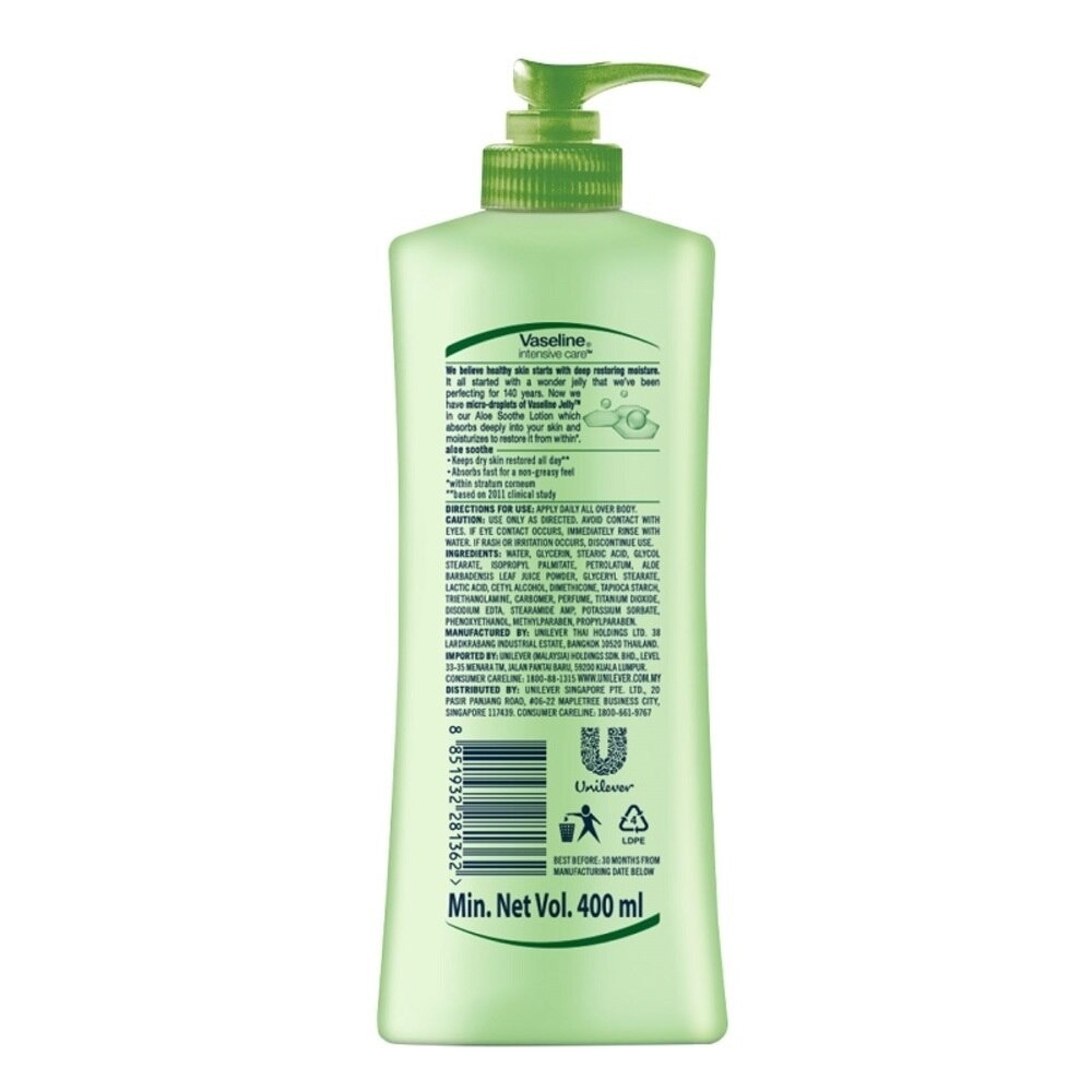 Intensive Care Aloe Soothe Body Lotion (Restore & Refresh Dry Skin) 400ml