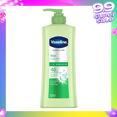 VASELINE Intensive Care Aloe Soothe Pro-Ceramide Hand & Body Lotion 320ml