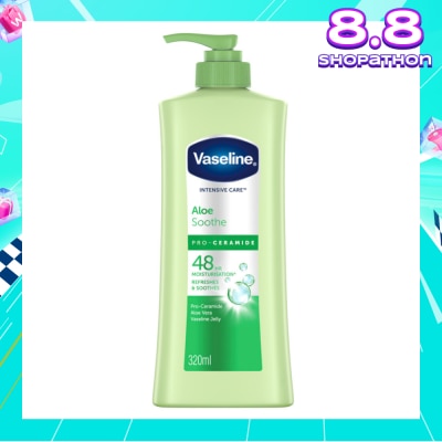 VASELINE Intensive Care Aloe Soothe Pro-Ceramide Hand & Body Lotion 320ml