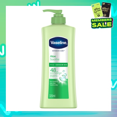 VASELINE Intensive Care Aloe Soothe Pro-Ceramide Hand & Body Lotion 320ml