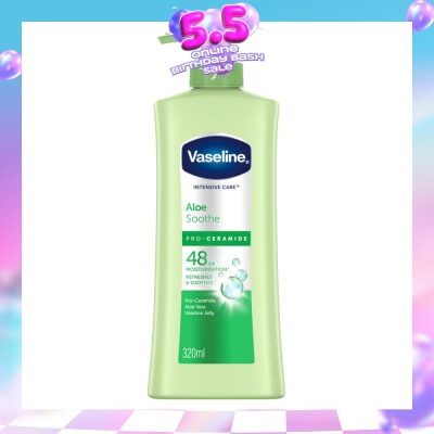 VASELINE - Intensive Care Aloe Soothe Pro-Ceramide Hand & Body Lotion 320ml