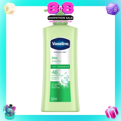 VASELINE - Intensive Care Aloe Soothe Pro-Ceramide Hand & Body Lotion 320ml