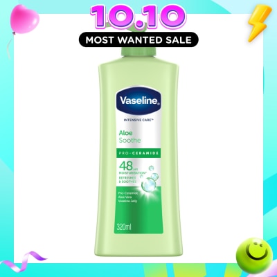 VASELINE Intensive Care Aloe Soothe Pro Ceramide Hand & Body Lotion 320ml image