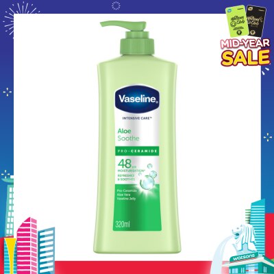 VASELINE Intensive Care Aloe Soothe Pro-Ceramide Hand & Body Lotion 320ml