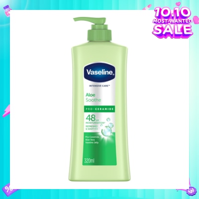 VASELINE Intensive Care Aloe Soothe Pro-Ceramide Hand & Body Lotion 320ml