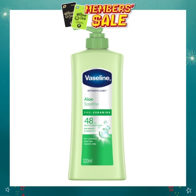 VASELINE - Intensive Care Aloe Soothe Pro-Ceramide Hand & Body Lotion 320ml