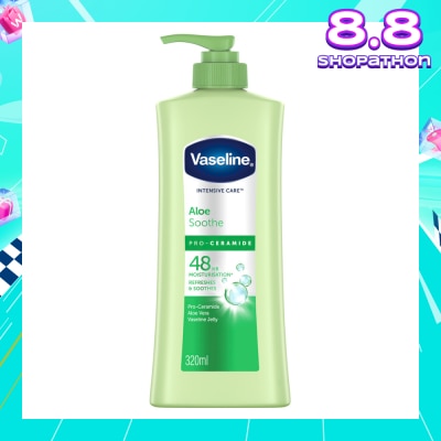 VASELINE Intensive Care Aloe Soothe Pro-Ceramide Hand & Body Lotion 320ml