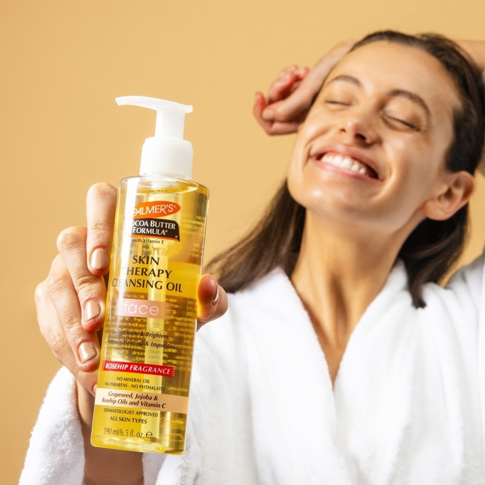 Cocoa Butter Formula ® with Vitamin E Skin Therapy Cleansing Oil for Face 190ml