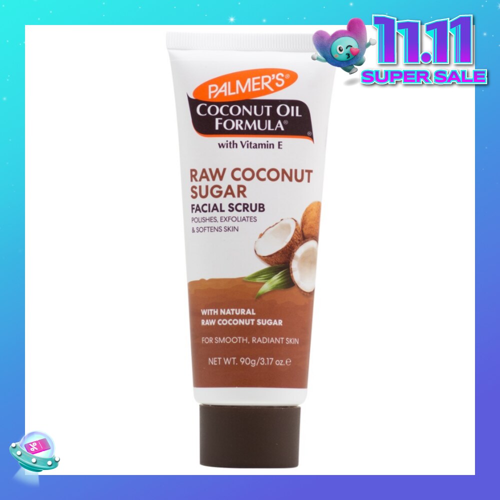 Coconut Oil Formula® with Vitamin E Natural Raw Coconut Sugar Facial Scrub 90g
