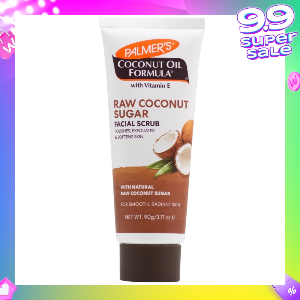 Coconut Oil Formula® with Vitamin E Natural Raw Coconut Sugar Facial Scrub 90g