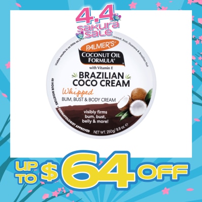 PALMER'S - Coconut Oil Formula® with Vitamin E Brazilian Coco Whipped Cream 250g