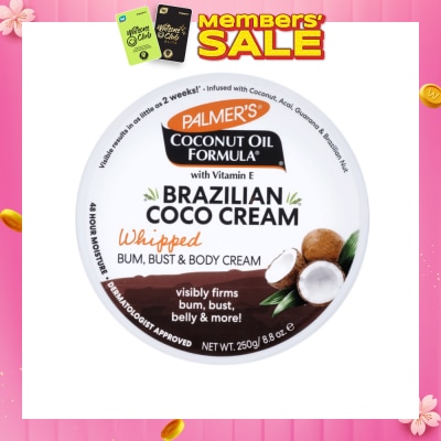 PALMER'S Coconut Oil Formula® with Vitamin E Brazilian Coco Whipped Cream 250g