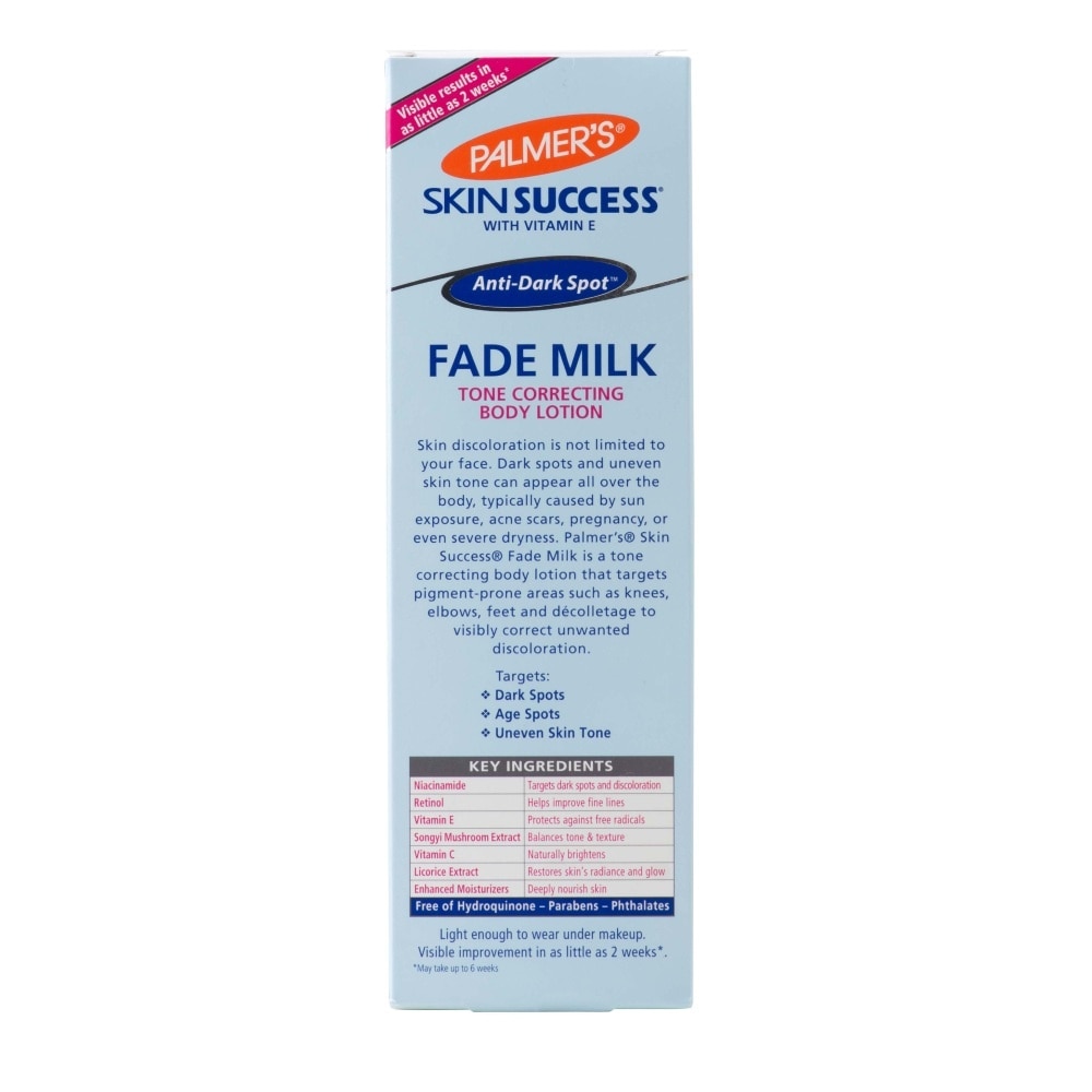 Skin Success Formula with Vitamin E ® Anti-Dark Spot Fade Milk Tone Correcting Body Lotion 250ml