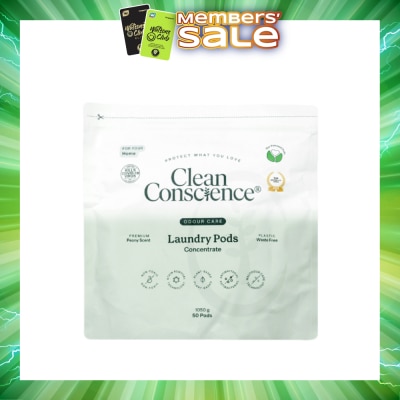 CLEAN CONSCIENCE - Odour Care Laundry Pods Concentrate 50s