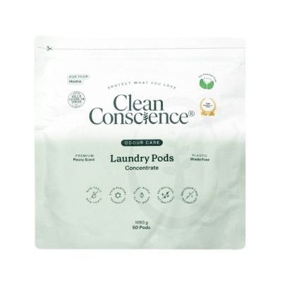 CLEAN CONSCIENCE - Odour Care Laundry Pods Concentrate 50s