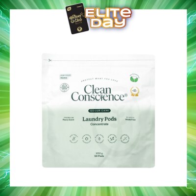 CLEAN CONSCIENCE - Odour Care Laundry Pods Concentrate 50s