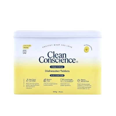 CLEAN CONSCIENCE - Clean Citrus Dishwasher Tablets 25s