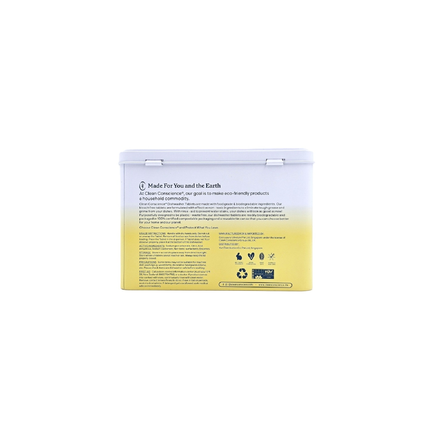 Clean Citrus Dishwasher Tablets 25s