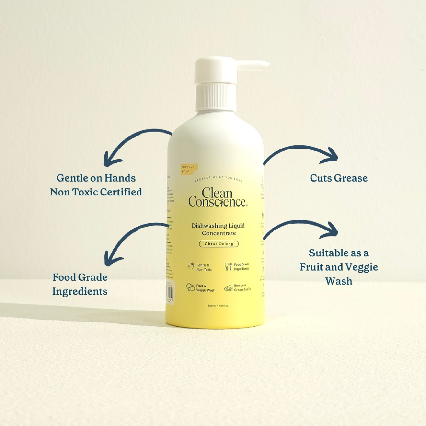 Citrus Oolong Dishwashing Liquid Concentrate 500ml