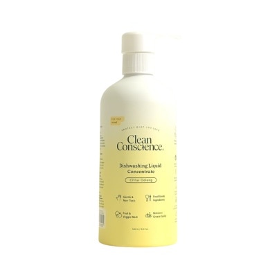 CLEAN CONSCIENCE Citrus Oolong Dishwashing Liquid Concentrate 500ml ...