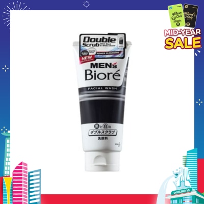 MEN'S BIORE  Men Double Scrub 130g