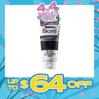 MEN'S BIORE - Men Double Scrub 130g