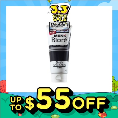 MEN'S BIORE Men Double Scrub 130g