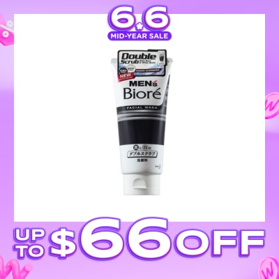 MEN'S BIORE -  Men Double Scrub 130g