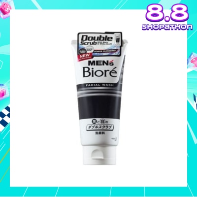 MEN'S BIORE  Men Double Scrub 130g