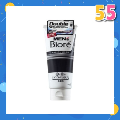 MEN'S BIORE  Men Double Scrub 130g