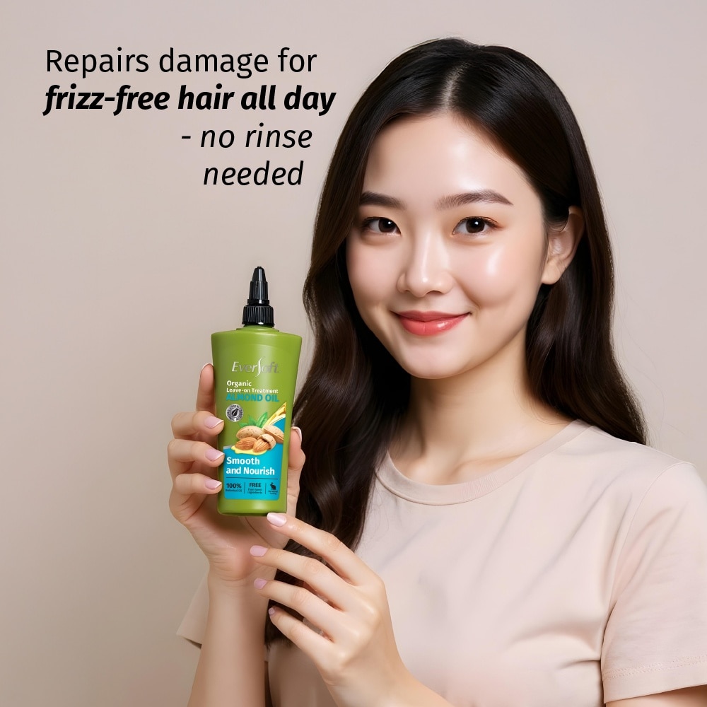 Smooth and Nourish Organic Leave-on Treatment Almond Oil 120ml