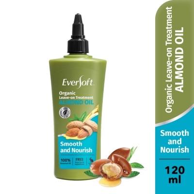 EVERSOFT Smooth and Nourish Organic Leave-on Treatment Almond Oil 120ml