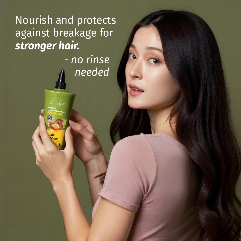 Smooth and Nourish Organic Leave-on Treatment Argan Oil 120ml