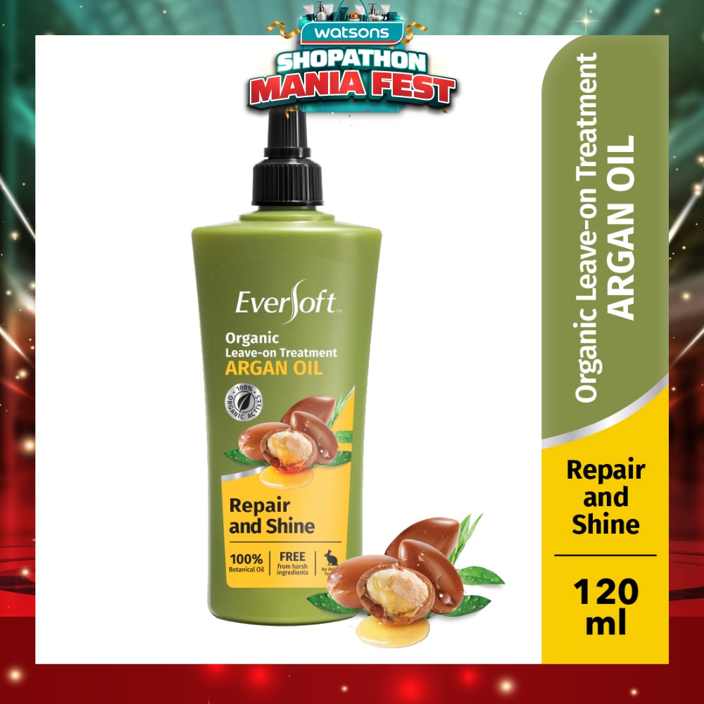 EVERSOFT Smooth and Nourish Organic Leave-on Treatment Argan Oil