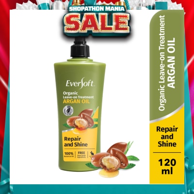 EVERSOFT - Smooth and Nourish Organic Leave-on Treatment Argan Oil 120ml