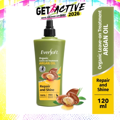 EVERSOFT - Smooth and Nourish Organic Leave-on Treatment Argan Oil 120ml image