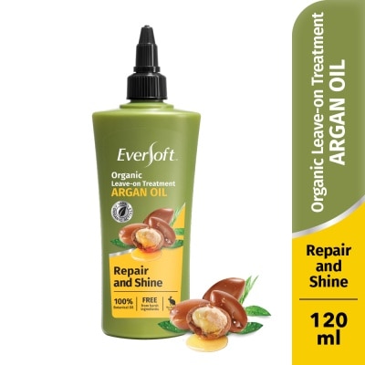 EVERSOFT Smooth and Nourish Organic Leave-on Treatment Argan Oil 120ml