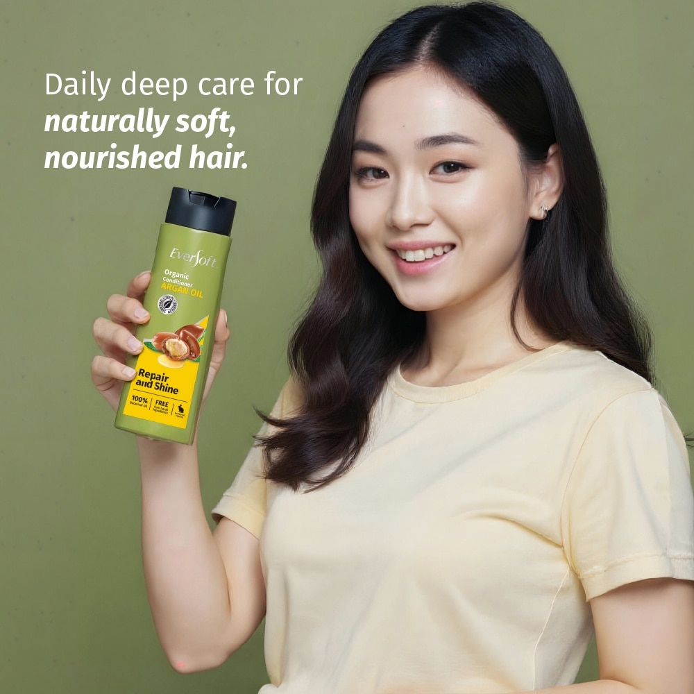 Repair and Shine Repair and Shine Organic Conditioner Argan Oil 400ml (Suitable for Frizzy, untamed hair)
