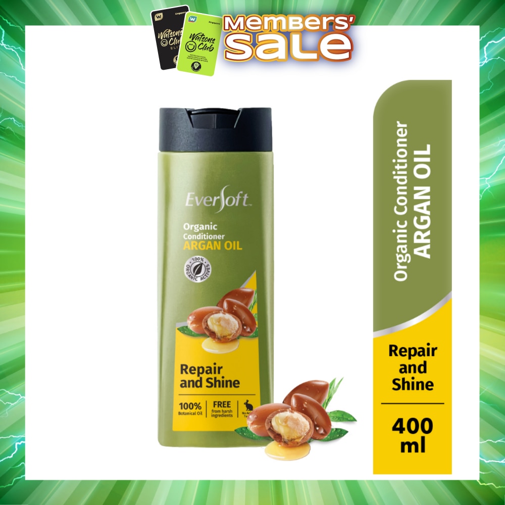 Repair and Shine Repair and Shine Organic Conditioner Argan Oil 400ml (Suitable for Frizzy, untamed hair)